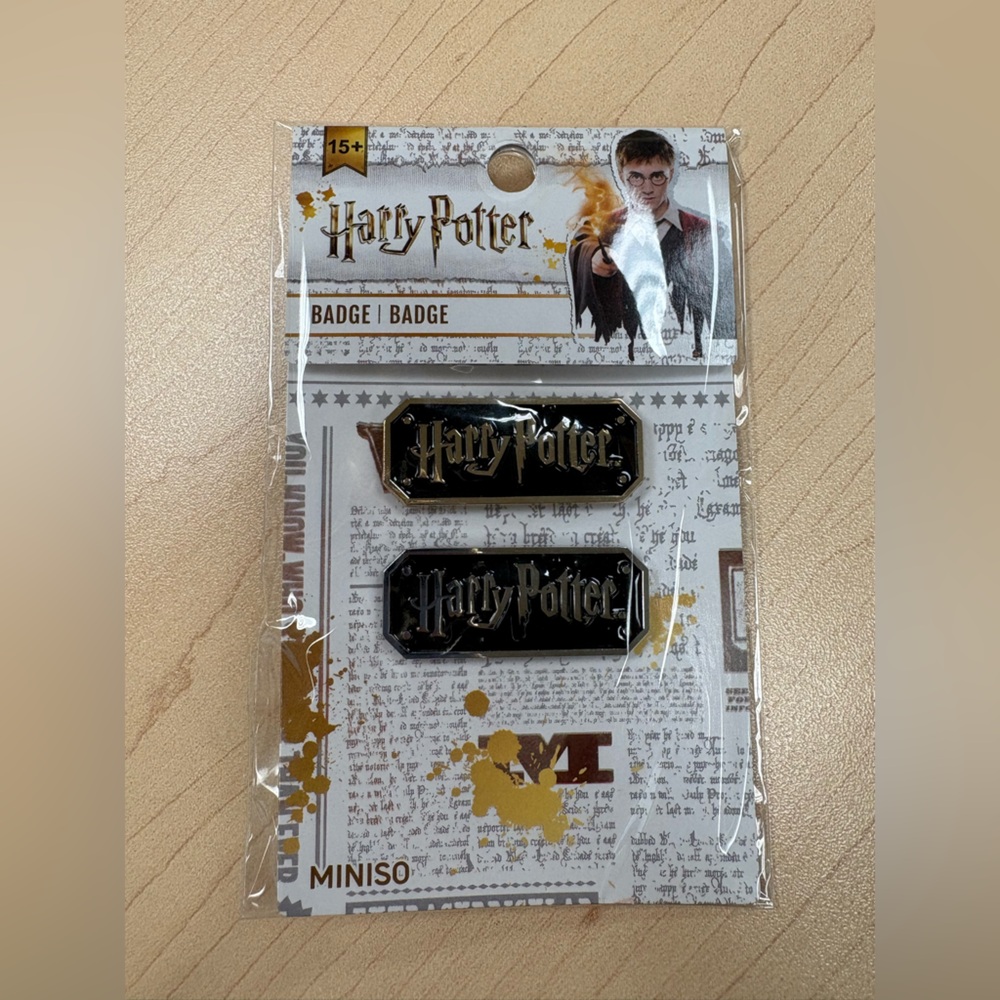 BNIP* Harry Potter x Miniso! Badge Enamel Pins (x2/pack)